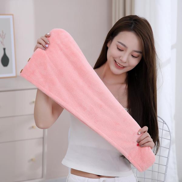 Women's High Density Hair Drying Cap 88g-90g Quick-drying Turban with Cartoon Embroidery