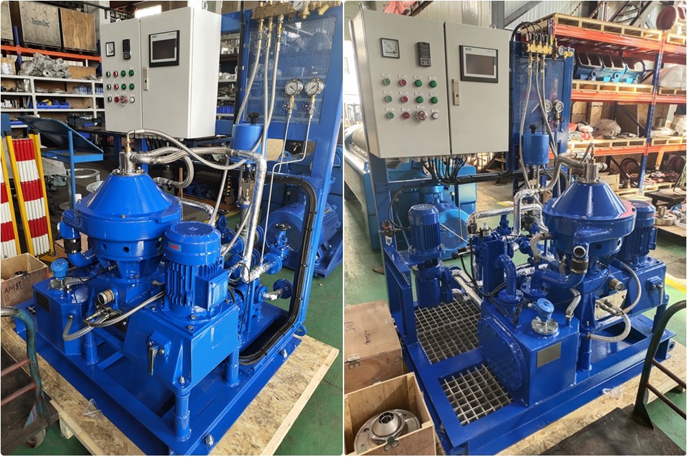 Industrial Disc Stack Centrifuges , Oil Purifier Separator CE ISO