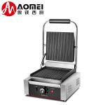 Industrial Double Heads Electric Panini Contact Grill Sandwich Press with
