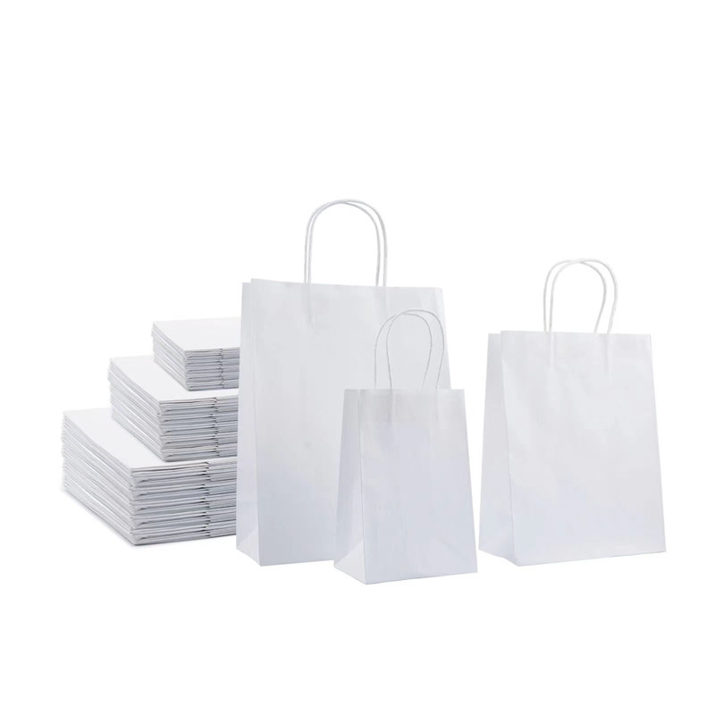White Basics Kraft Paper Bags for applying to different Scene