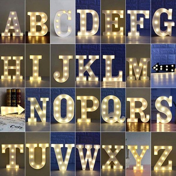 Stainless Steel LED Marquee Love Letters for Wedding Decor Lights Perfect