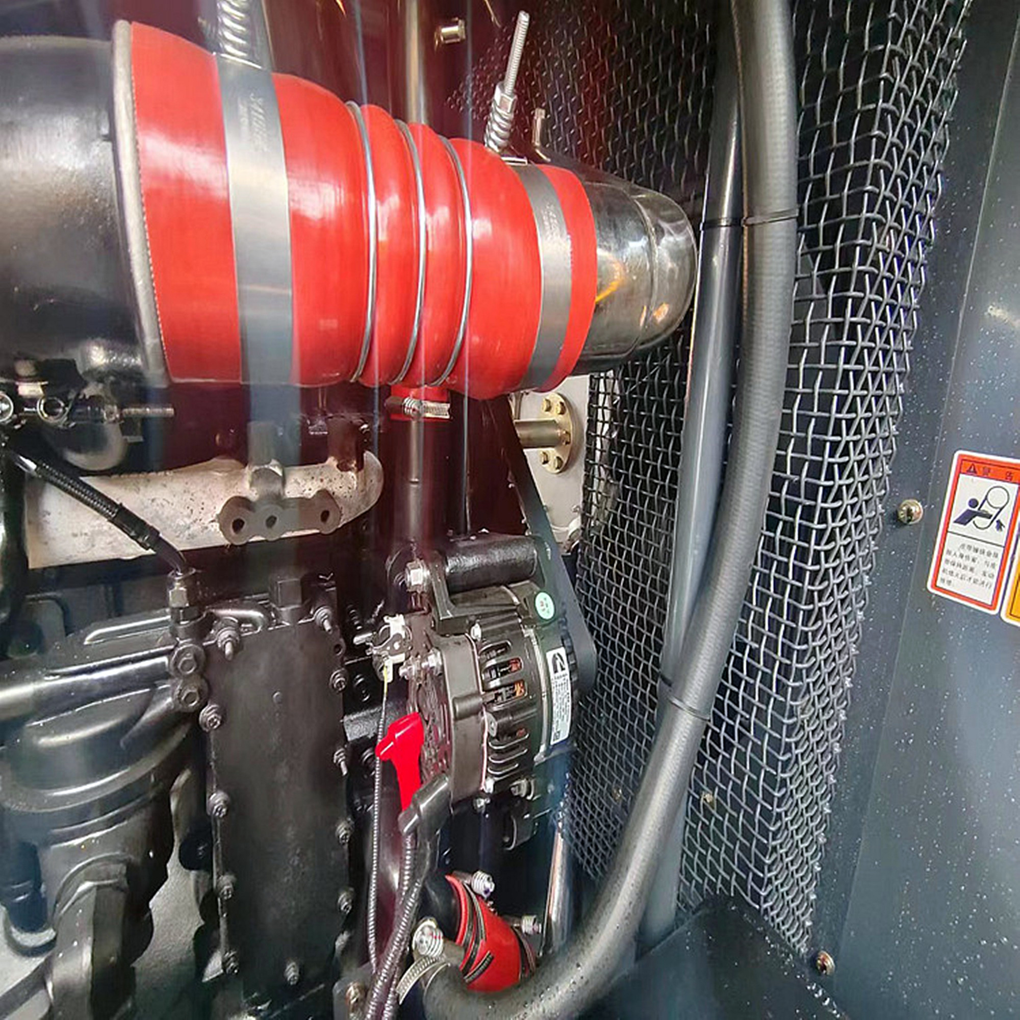 Stationary Mining Screw Air Compressor Machine High Pressure Water Well Air Compressor