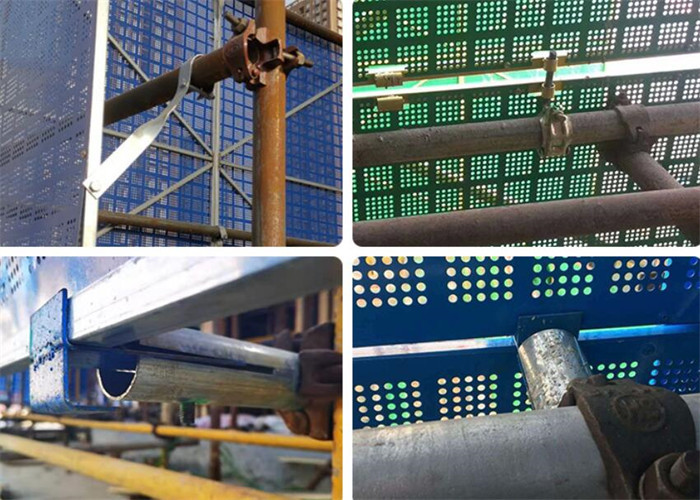 Fire Protection Self Climbing Scaffold System Safety Screens Reusable For Building