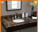 Coffee Luxury Spain Dark Emperador Marble Slab For Indoor