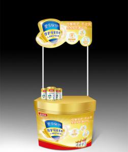 China Metal Tradeshow Exhibition PVC Promotional Tables , Easy Carry Promotional Desk wholesale