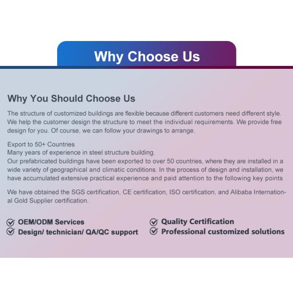 Two Storey Workshop Steel Structure Large Span Steel Frame Building GB ASTM Standard