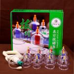 Transparent Antirheumatic Cupping Cups Set With Vacuum Gun