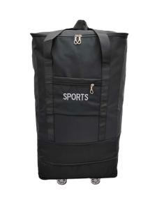 China New Large Capacity Folding Air Consignment Bag Travel Wheel Backpack Moving Duffle Luggage Bags wholesale