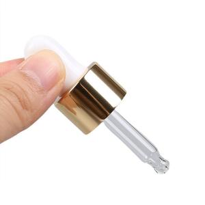 China 60ml Essential Oil Dropper Caps Tops Shiny Gold Aluminium 20/410 wholesale