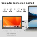 4.3 Inch LCD Monitor 800*480 Portable Monitor For Cell Phone