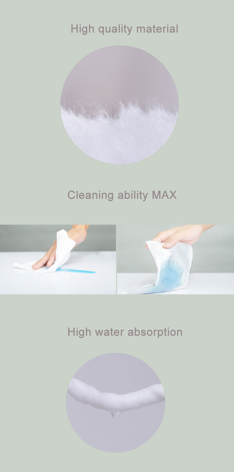 Dry Use Baby Cleaning Wipes Spunlace Material Multi Use For Hands And Face