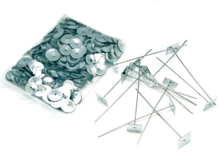 50mm Self Adhesive Insulation Stick Pins Mechanical Fixing