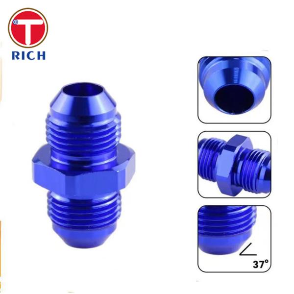 Threaded Pipe Adapter Double Headed Oil Pipe Joint Nut For Modified Automobiles