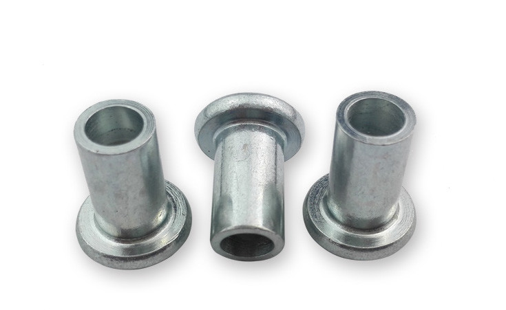 Zinc Plated Steel Flat Head Semi Tubular Rivet Grade 8.8 Hollow End High Strength