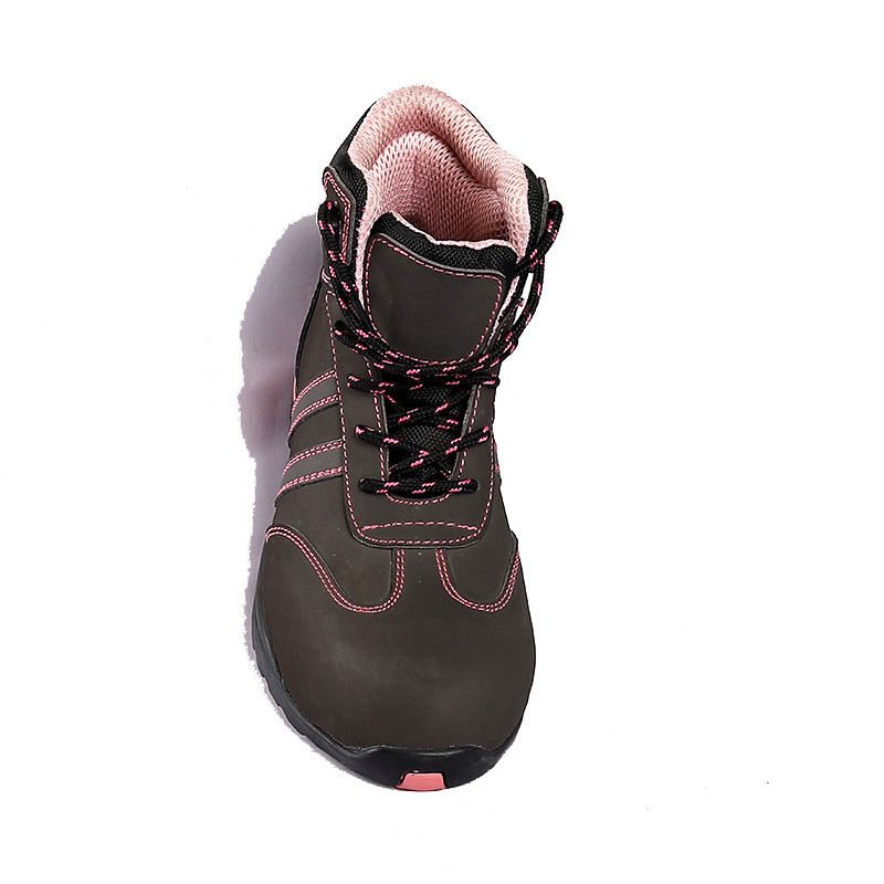 Fashionable Work Safety Women Non Slip Shoes Light Weight Mental Free Sports Anti Smash