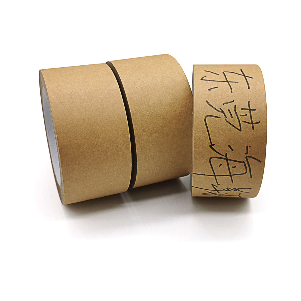 Self Adhesive Reinforced Kraft Paper Tape Anti Heat For Paper Processing Industries