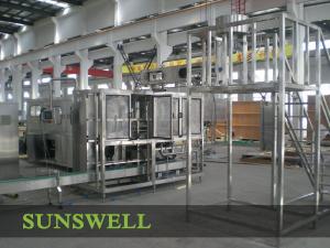 China 2000BPH 5 Gallon Water Filling Machine , Barrel Washing Filling Capping Machine wholesale