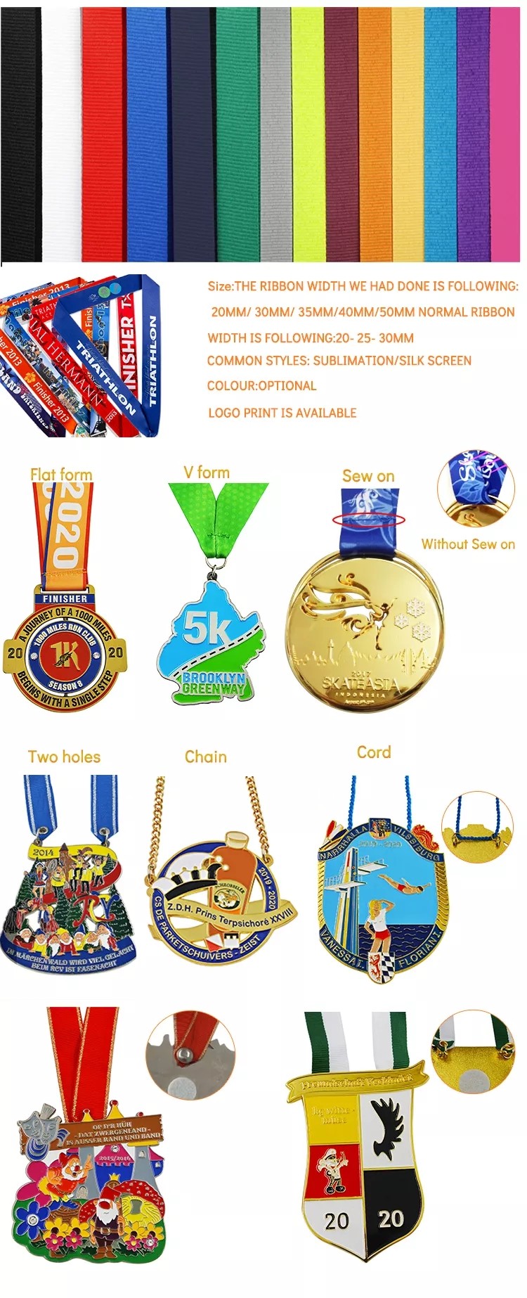 Medal Producer Custom Metal Sport Medals With Your Owne Logo