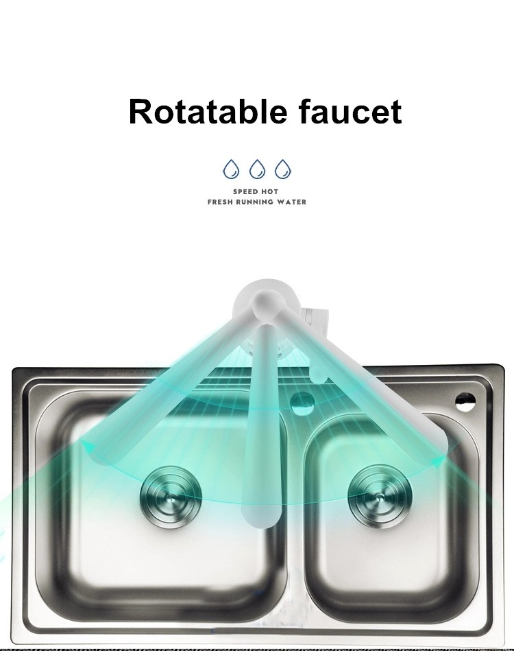 ABS Instant Electric Water Heating Faucet Tap Digital Control IPX4 220V 3kw