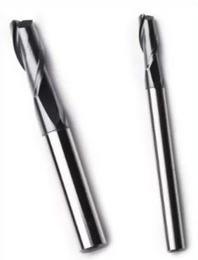 2 Flute / Multi Flute Tungsten Carbide End Mill For Dry And Wet Cutting