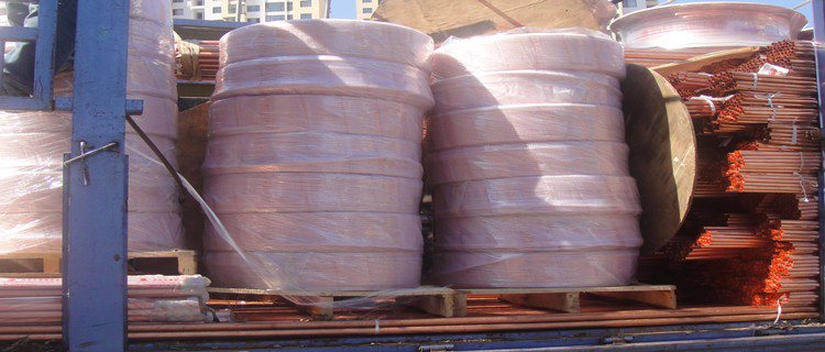shipping - Refrigeration Part Pancake Coil Split Air Conditioner Copper Pipe Tube, Bulk AC Copper Pipe 