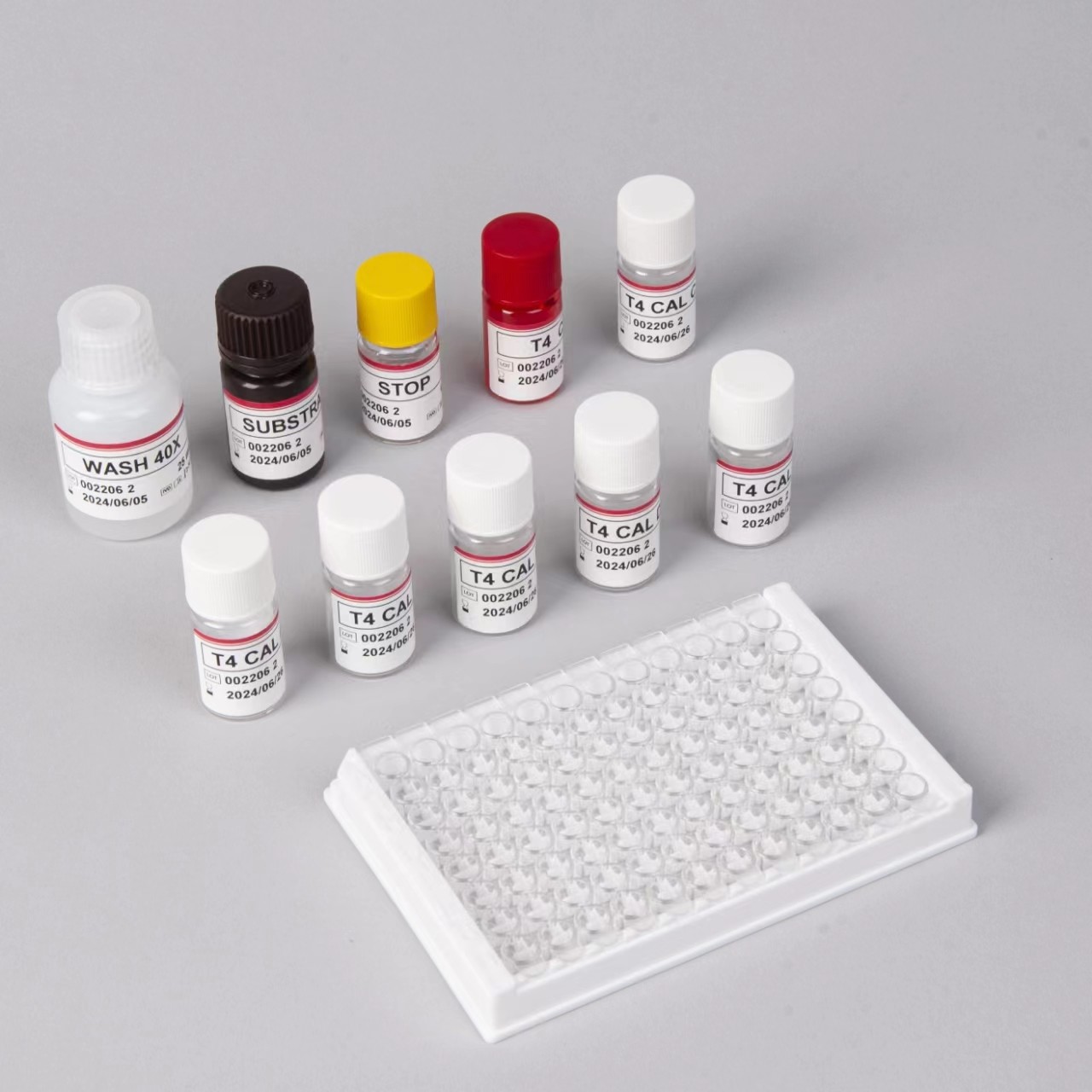 Commonly used thyroid hormone test T4 Triiodothyronine ELISA TEST KIT