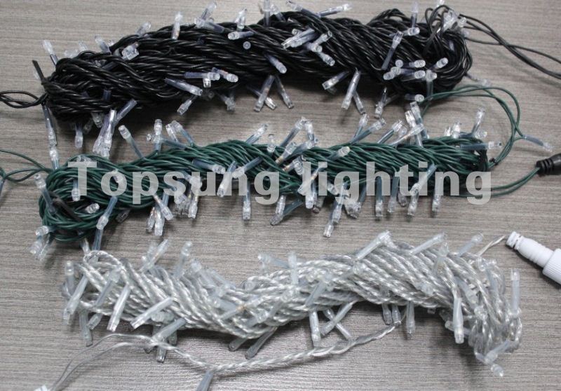 100v green 100led twinkle fairy string lights 10m with high quality