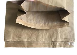 China Building Material 120gsm Heat Sealed Paper Bags With Pinch Bottom wholesale