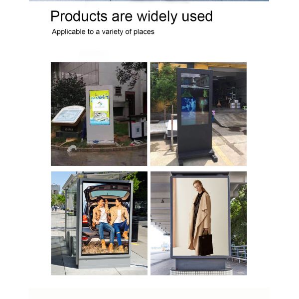 Outdoor LCD Display with 16:9 Aspect Ratio 50000 Hours Lifespan and 3840X2160 Resolution Digital Signage