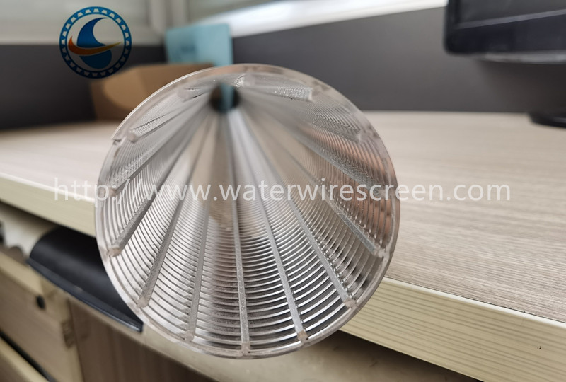 Ss304 Pure Round Winding 2mm Slot Wedge Wire Screen Tube Solid Liquid Separation