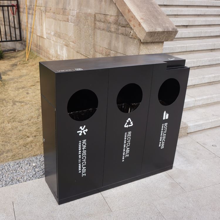 Street Furniture 12L Outdoor Ashtray Trash Can