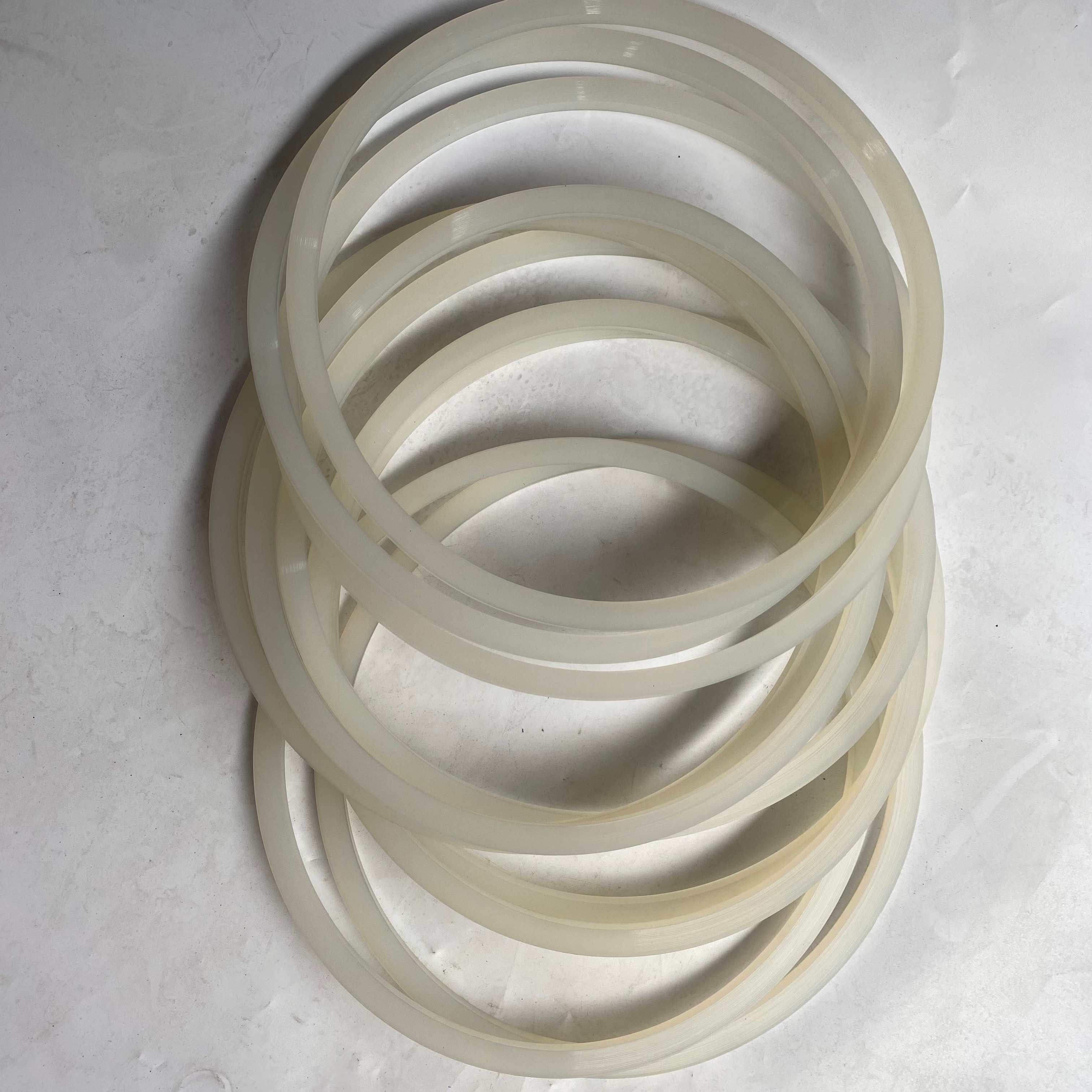 Discharge Seal Ring Polyurethane White Rubber Ring Sany Zoomlion Concrete Pump Truck Accessories