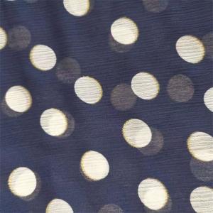China 75gsm Polyester Chiffon Fabric Crinckle Aop Printed And Golden wholesale