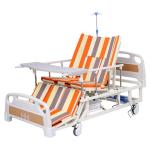 Good price Health care medical multi function elderly nursing bed with toilet