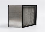 Pharmaceutical Industrial Hepa Filter Heat Resistant Stainless Steel Frame