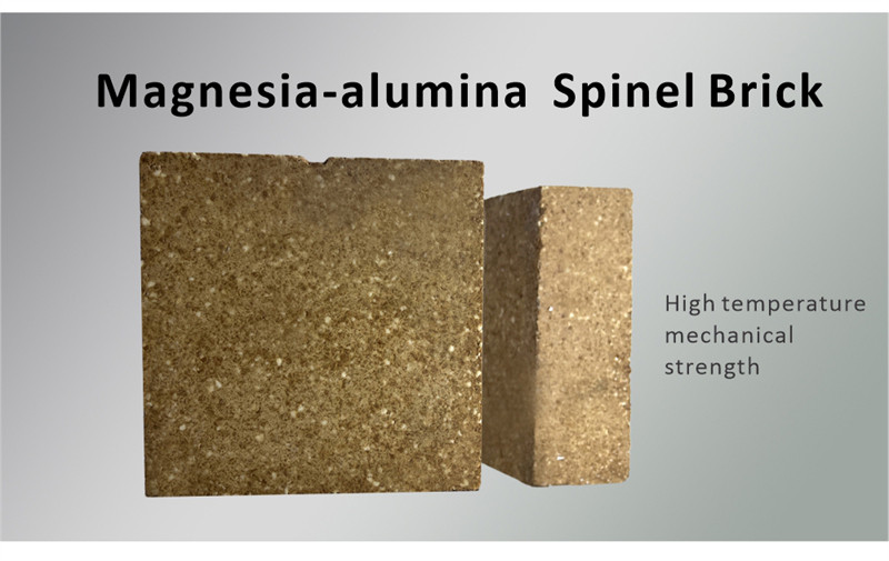 High Density Fused Magnesia Alumina Spinel Brick For Steel Furnace Linings