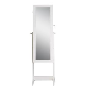 China KD Package NC Painting Lockable Cheval Mirror Jewelry Armoire wholesale