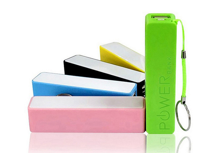 2600mah Perfume Size Plastic Power Bank With Short Circuit Protection