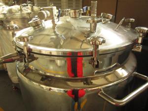 China 150L Pharmaceutical Gelatin Receiver Tanks / Stock Liquid &amp; Keep Temperature wholesale