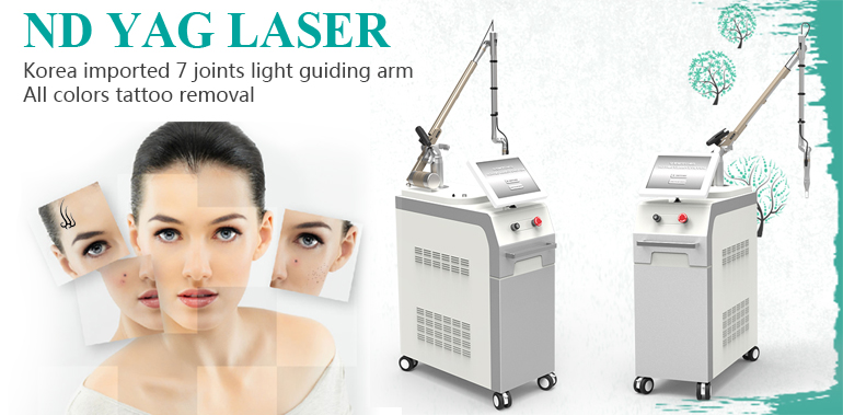 2018 trend product 1064 nm 532nm q switched nd yag laser for melasma