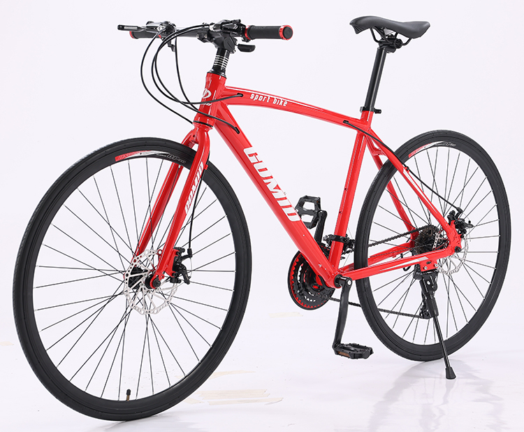 Aluminum Alloy Frame 700C Road Bike B2B Customization Racing City Bike with Carton Size 135*19*72cm