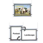 Double-Sdied Real Estate Display Light Box Led Light Box Advertising Hanging