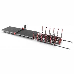 China Multi Heads Flat 2800*4200mm CNC Glass Cutting Machine wholesale