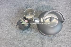 China Whistling Sound Multifunction Stainless Steel Tea Kettle With Two Mugs wholesale