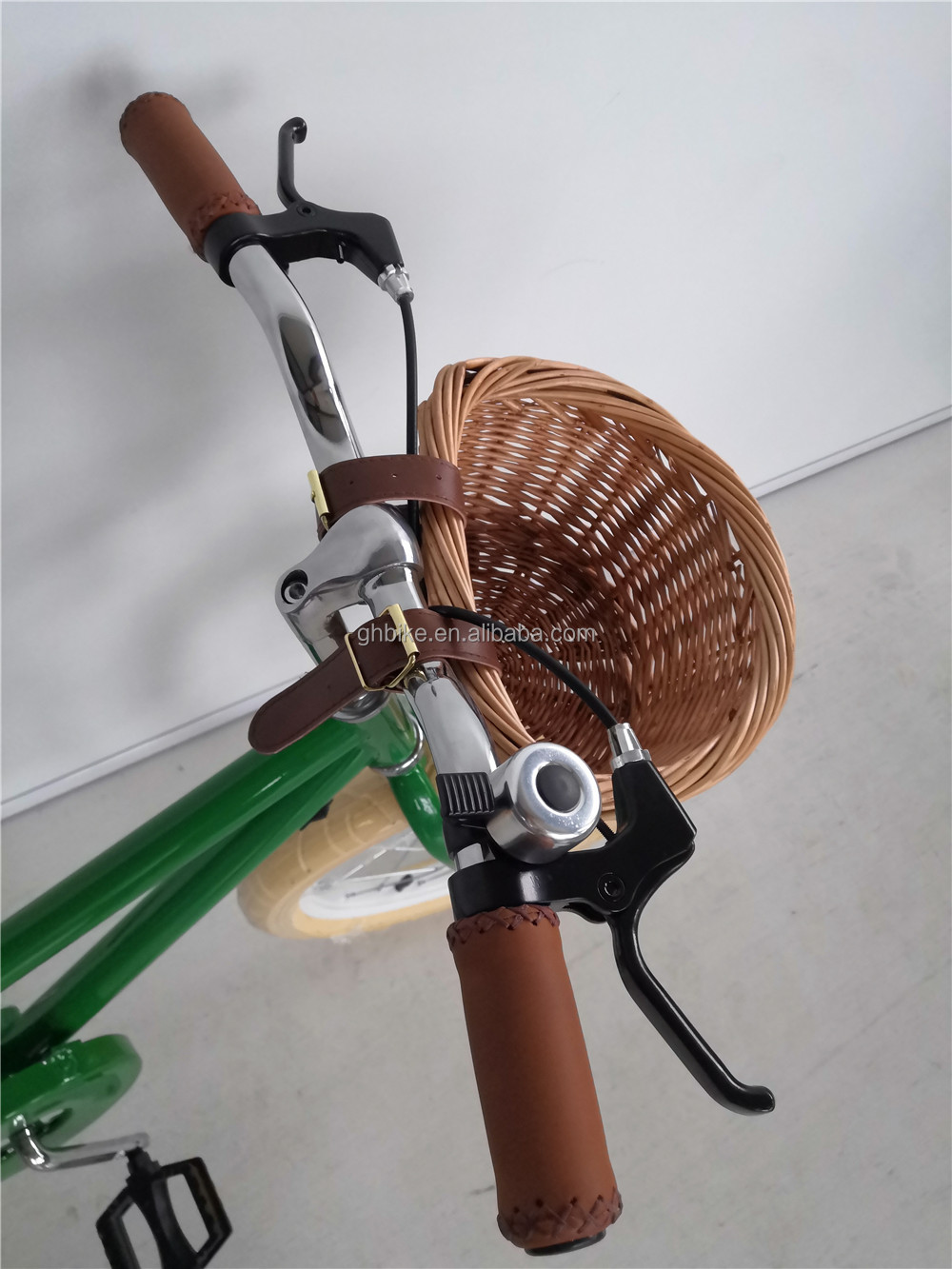16 inch Children Bikes with Training Wheels Double V Brake Steel Fork