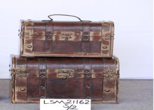 China Unfoldable L30x21 Rustic Storage Trunk For Dining Room wholesale