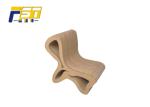 Convenient Eco Chair Foldable Cardboard Furniture Multifunctional For Chain