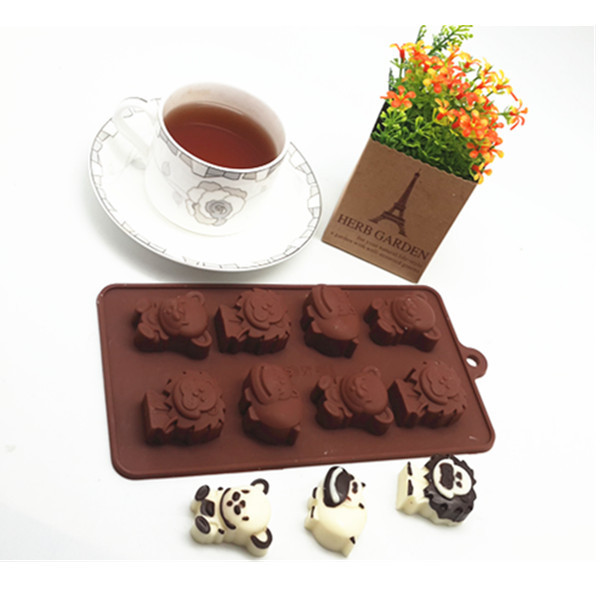 Silicone mold silicone chocolate mold tray 8-tray Animal shaped pastry tools SB-74