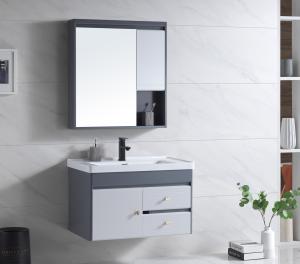 China Mirrored Cabinets Modern Bathroom Vanities Wall Hung 800x500x530mm wholesale