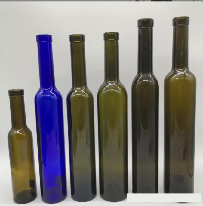Hot Stamping Custom Size Accepted Empty Round Glass Bottle for Cooking Oil and Vinegar